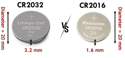 CR2016 vs. CR2032: Is CR2016 Same as CR2032 - Ovaga Technologies