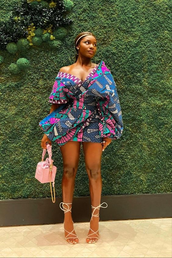 Short Gown Styles with Ankara: A trend for all seasons