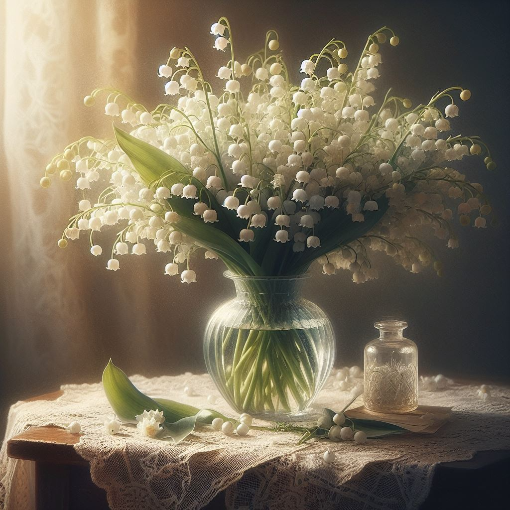 Lily of the Valley is cool temprature flower. It is associated with royalty and are used as symbols of love, motherhood, and purity.