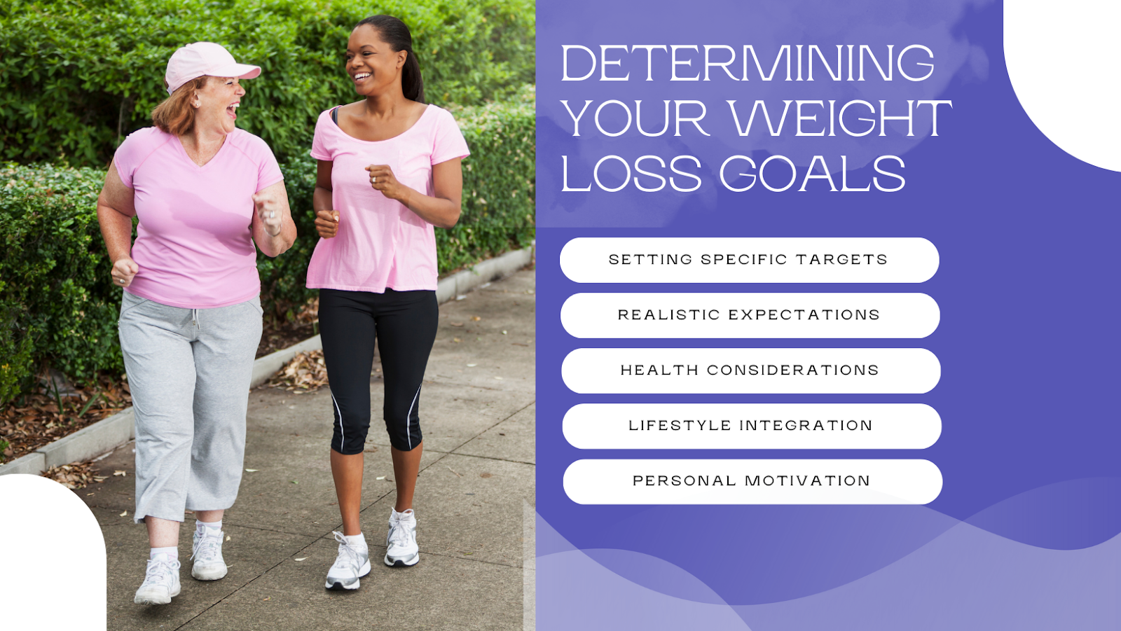 determining your weight loss weight  