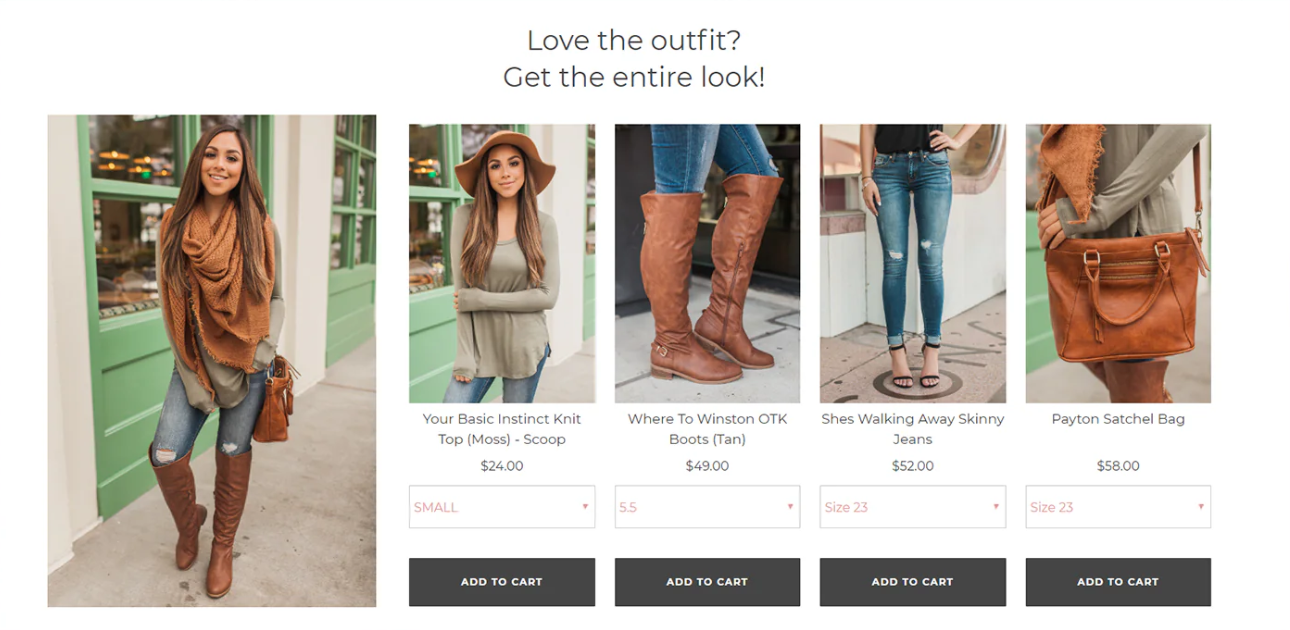 shop the look apps for Shopify