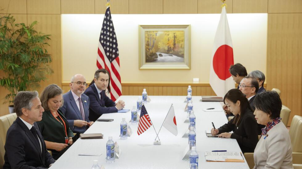 Les ministres des Affaires trangres des pays du G7 se runissent  Tokyo, au Japon, le 7 novembre 2023.