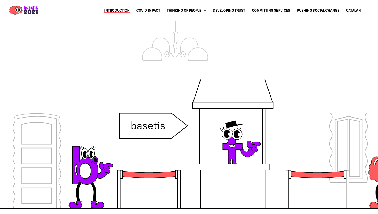 Mamoria Basetis website animation example