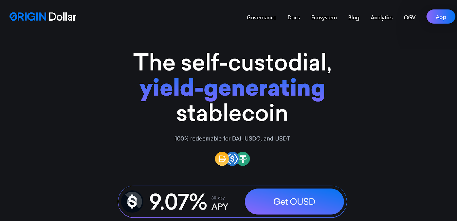 OUSD yield
