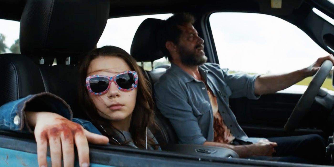 Logan and Laura driving together