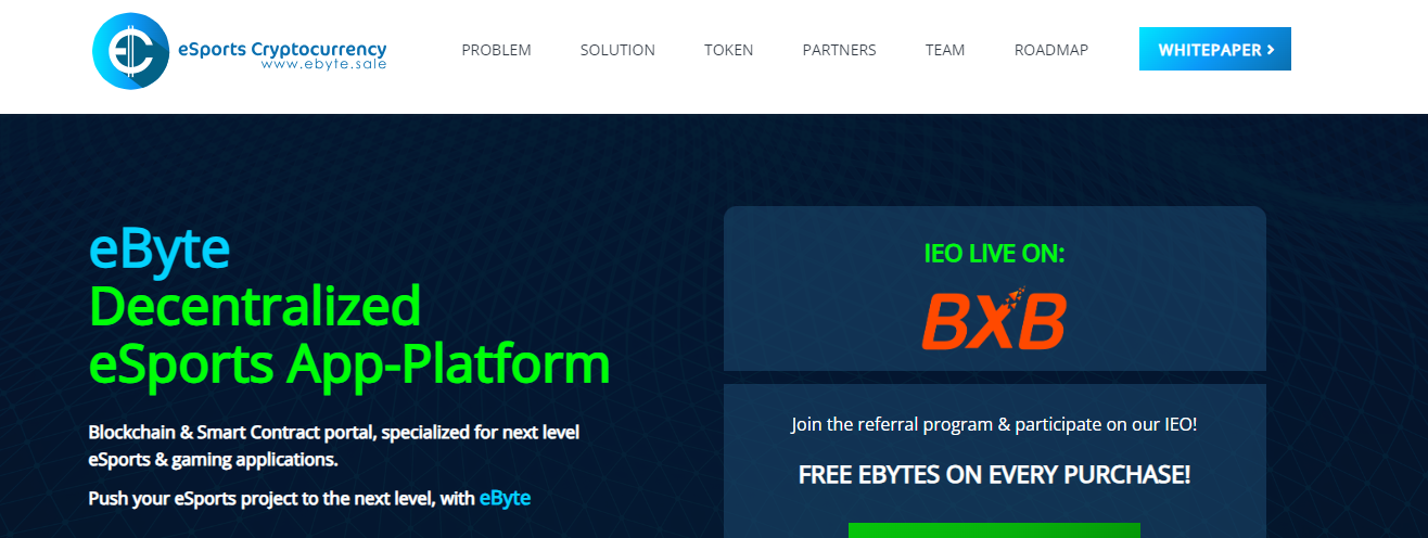 eByte Sports Blockchain