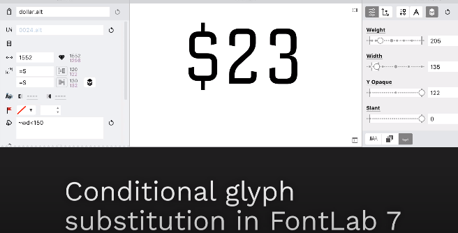 OpenType Features Fontshopinfo.com