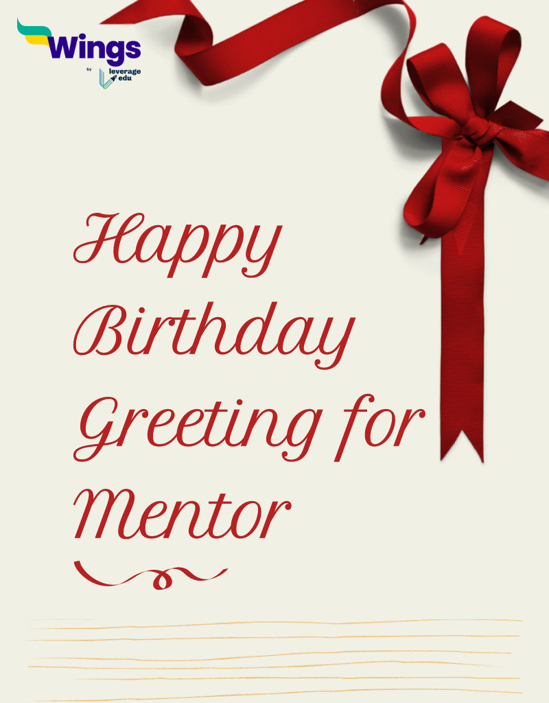 Birthday Greeting for Mentor
