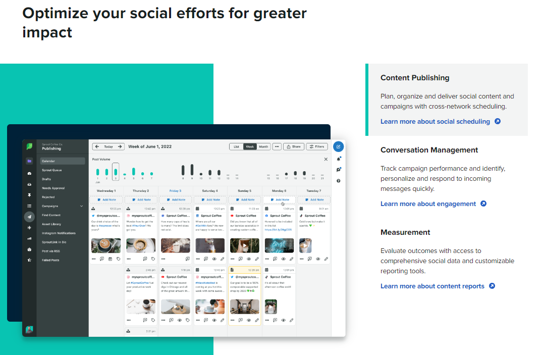 Optimize your social efforts for greater impact with Sprout Social