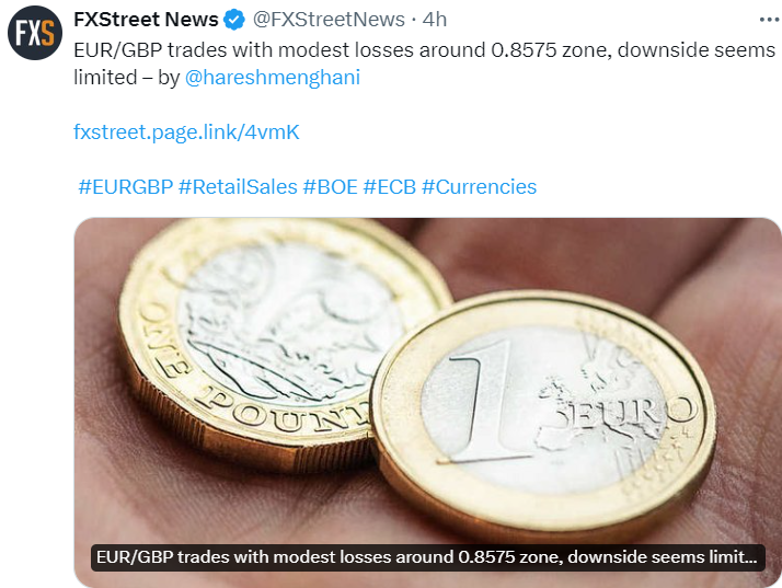 EUR/GBP news today