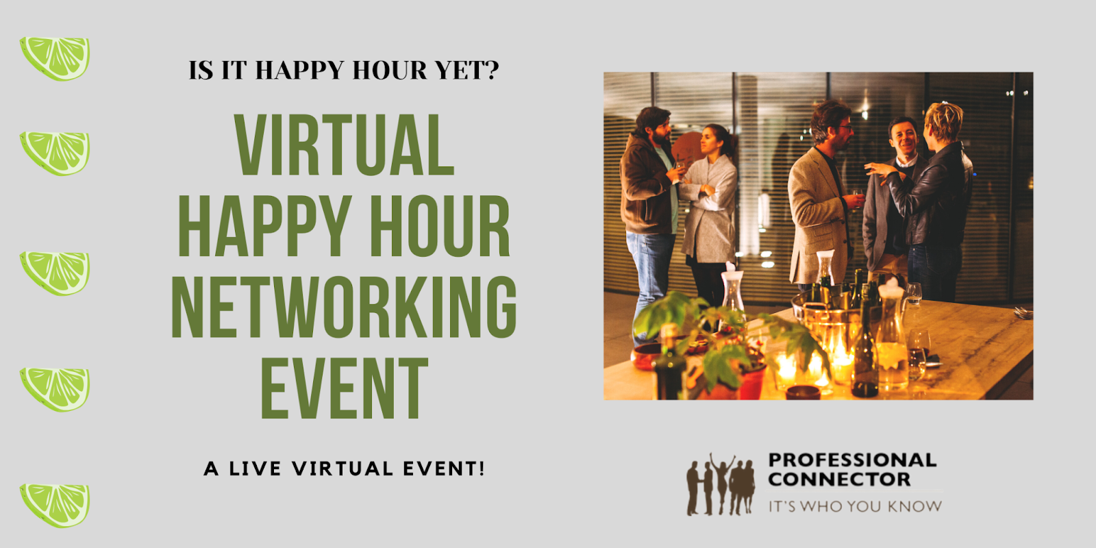 Example of a happy hour webinar