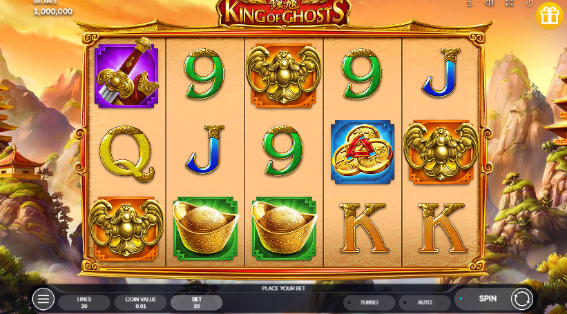 king of ghosts slot screenshot by endorphina