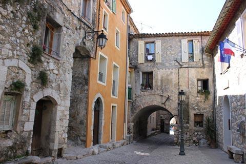 One of the original gateways into Gorbio medieval village