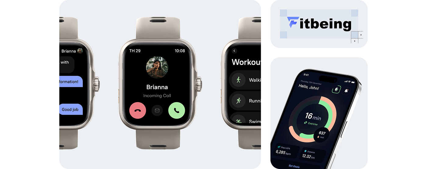 branding  watch design UI/UX brand strategy Wearable product design  brand identity visual identity Interface