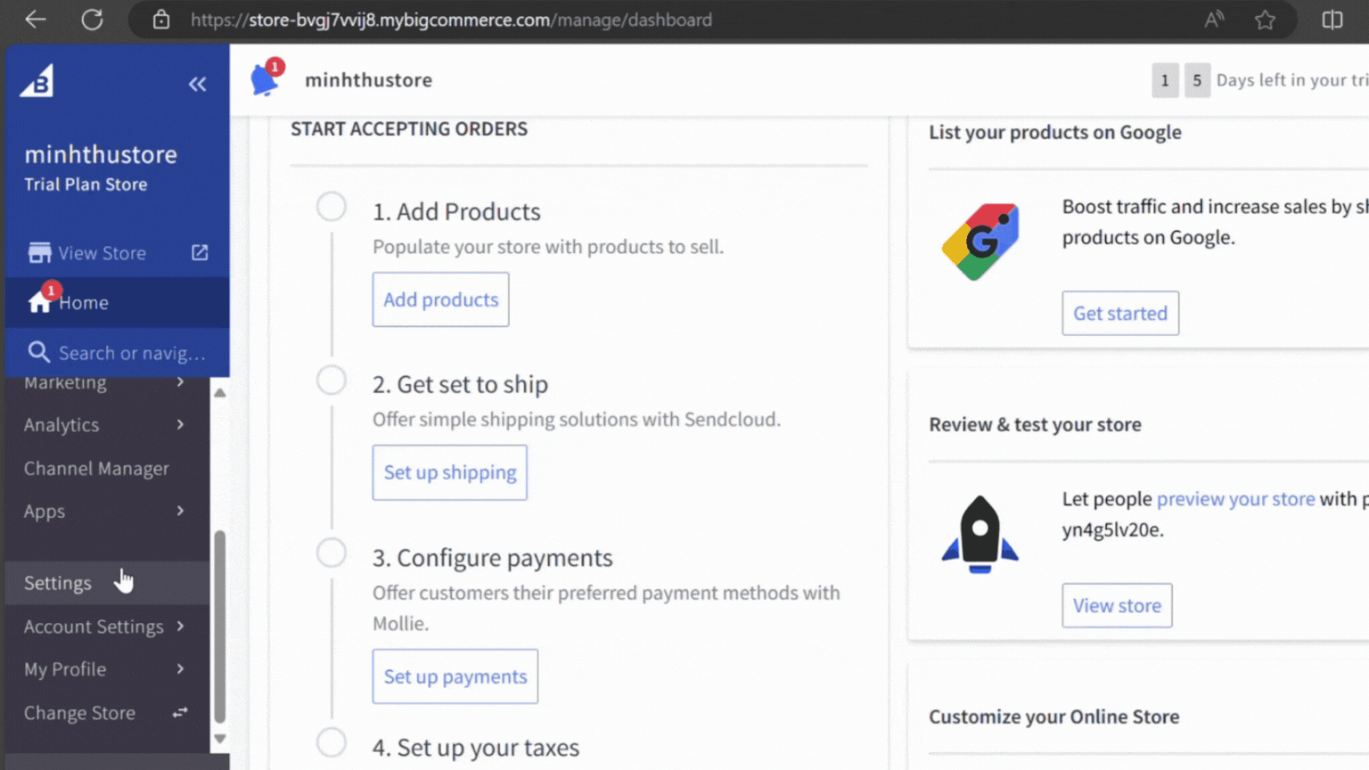 How To Create Your BigCommerce API