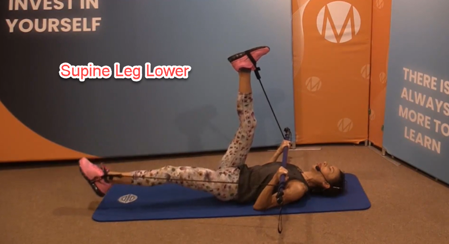 Boost Your Lower Back Health and Core Strength with Gymstick - Supine Leg Lower