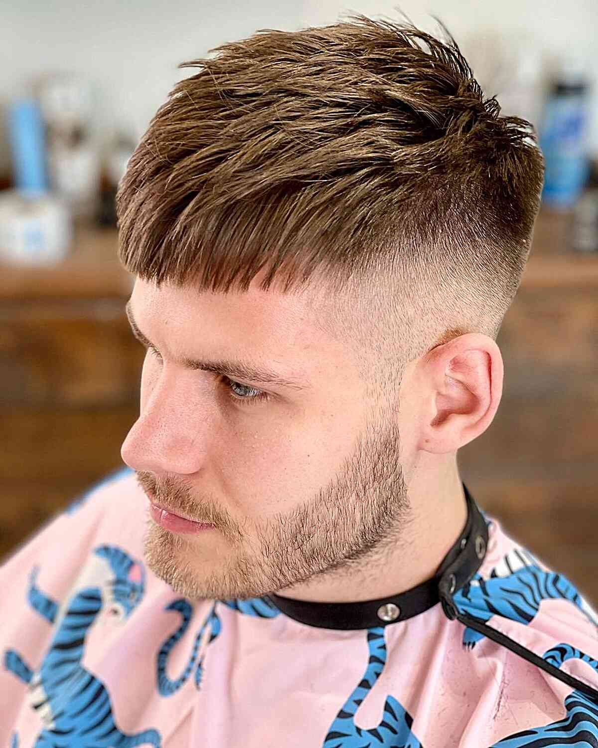 Short Blunt Fringe With Textured Cut