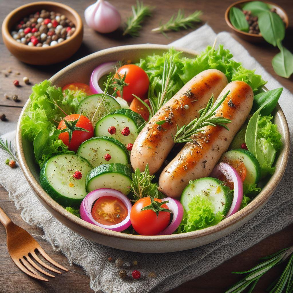 Gluten-free chicken sausage option