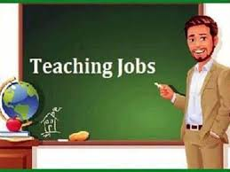 Govt B.Tech Jobs in Teaching Department