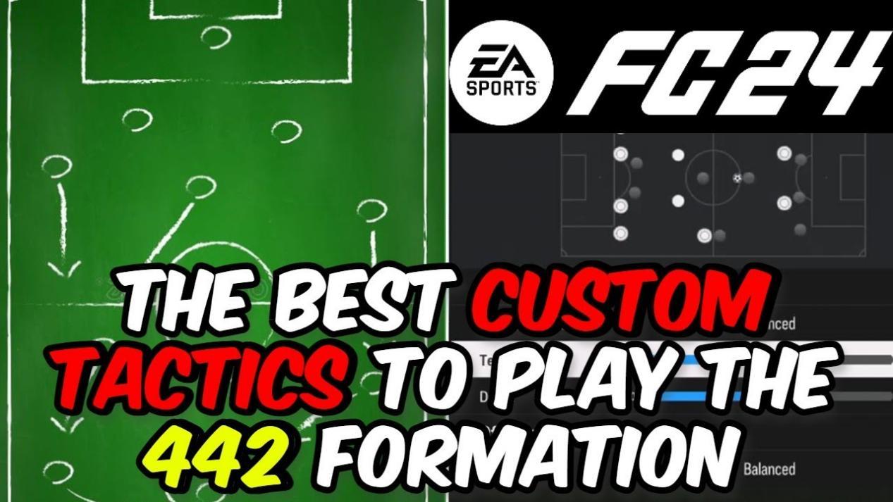 THE BEST CUSTOM TACTICS TO PLAY THE 442 FORMATION IN FC 24