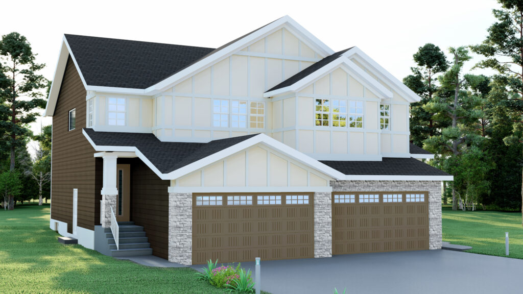 The Sierra model, one of the new homes near Calgary built by Golden Homes
