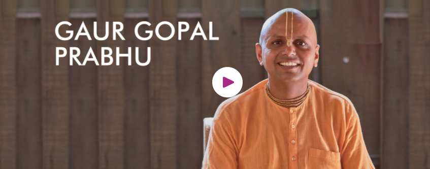 Gaur Gopal Das for motivational speaking