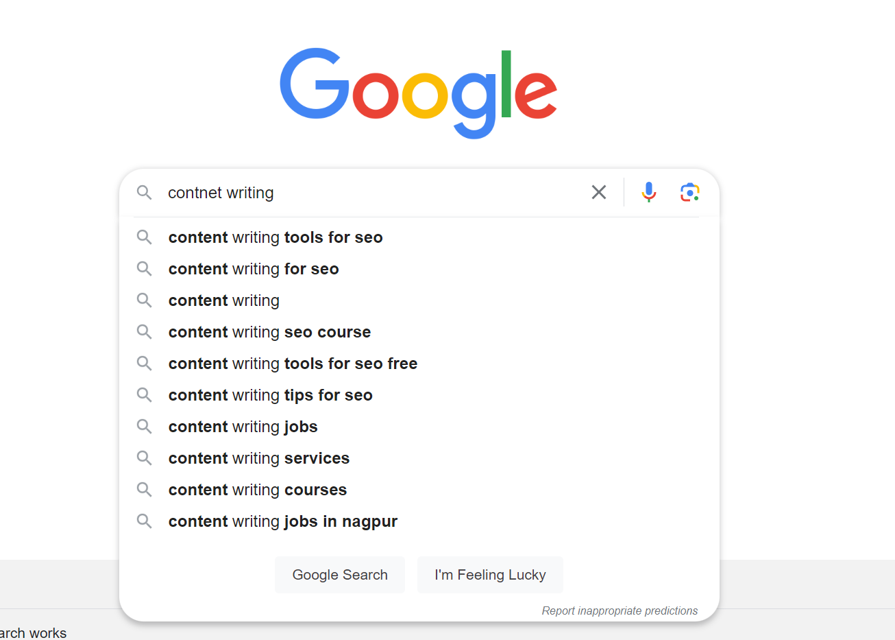 Using Google Search for Content Research