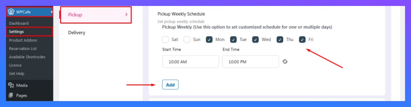 Pickup_Weekly_Schedule_Time_slots_in_WordPress