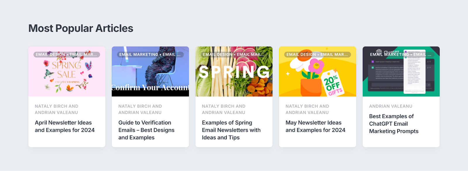 Designmodo as source for email inspirations and email marketing inspirations