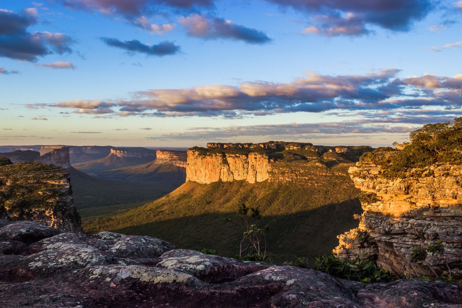 Vista da Chapada Diamantina, no alto no Morro do Pai Inácio