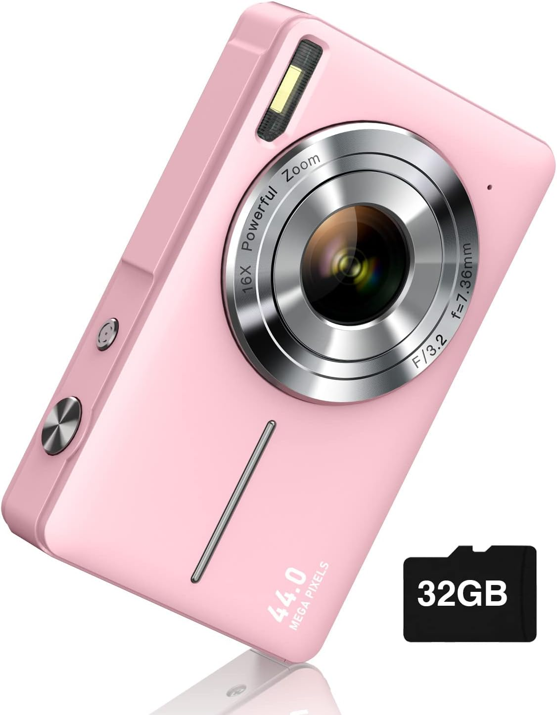 pink digital camera