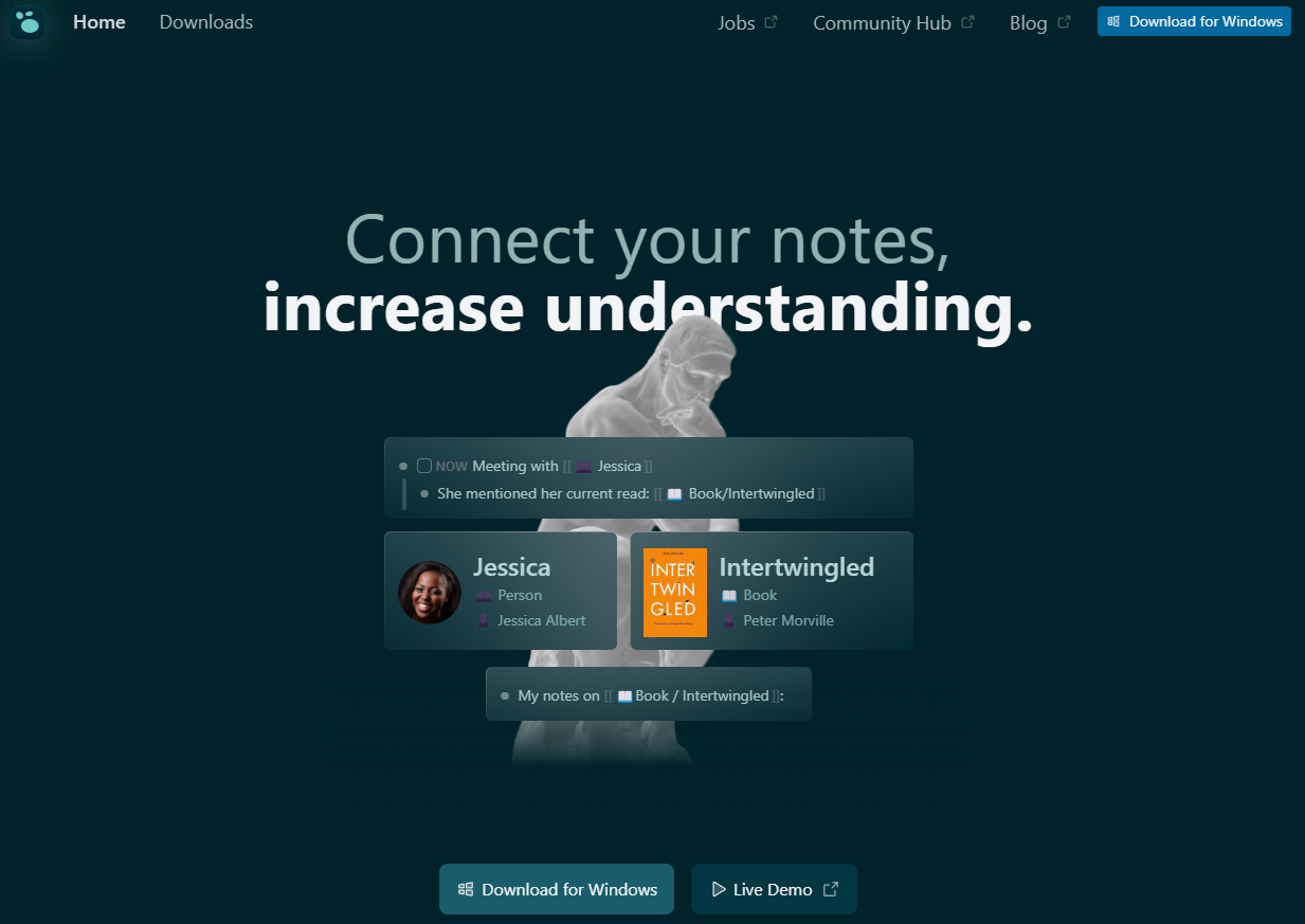 Logseq: Connect your notes, increase understanding