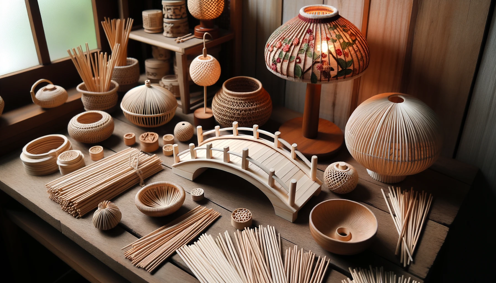 O artesanato com palito de churrasco é uma forma criativa e econômica de fazer arte