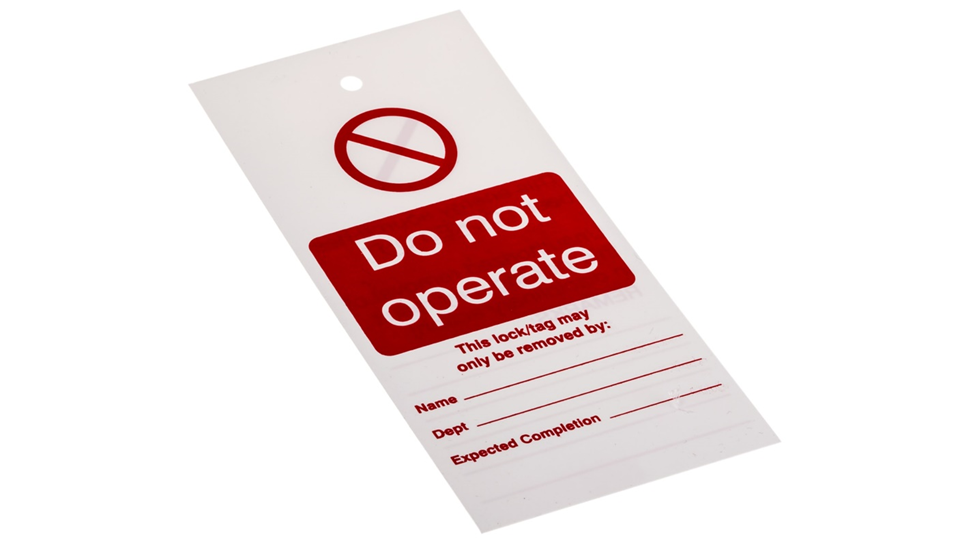 Safety Tags are Critical for Businesses