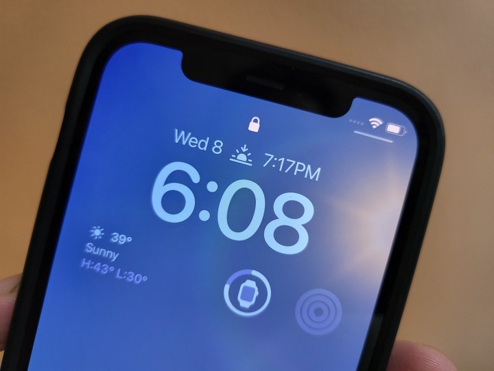 cận cảnh notch Face ID