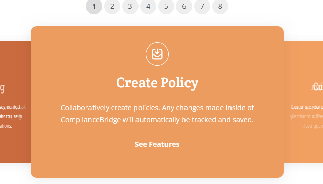 image showing ComplianceBridge as policy and procedure management software