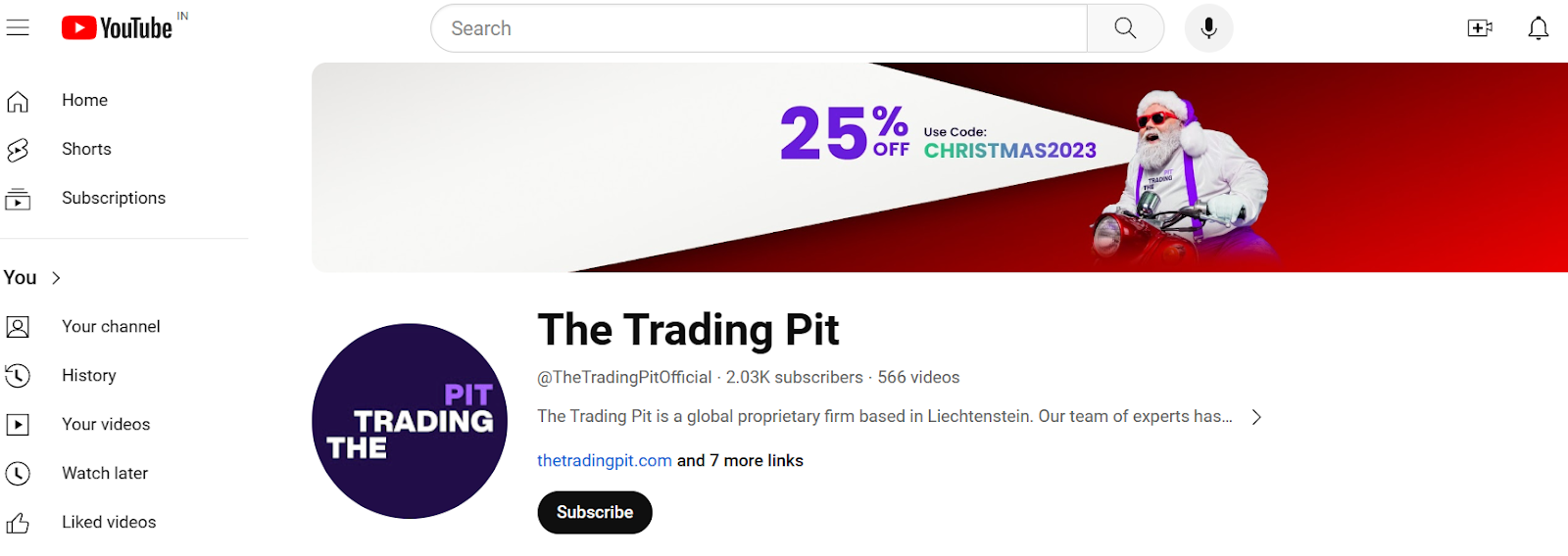 The Trading Pit reviews on YouTube