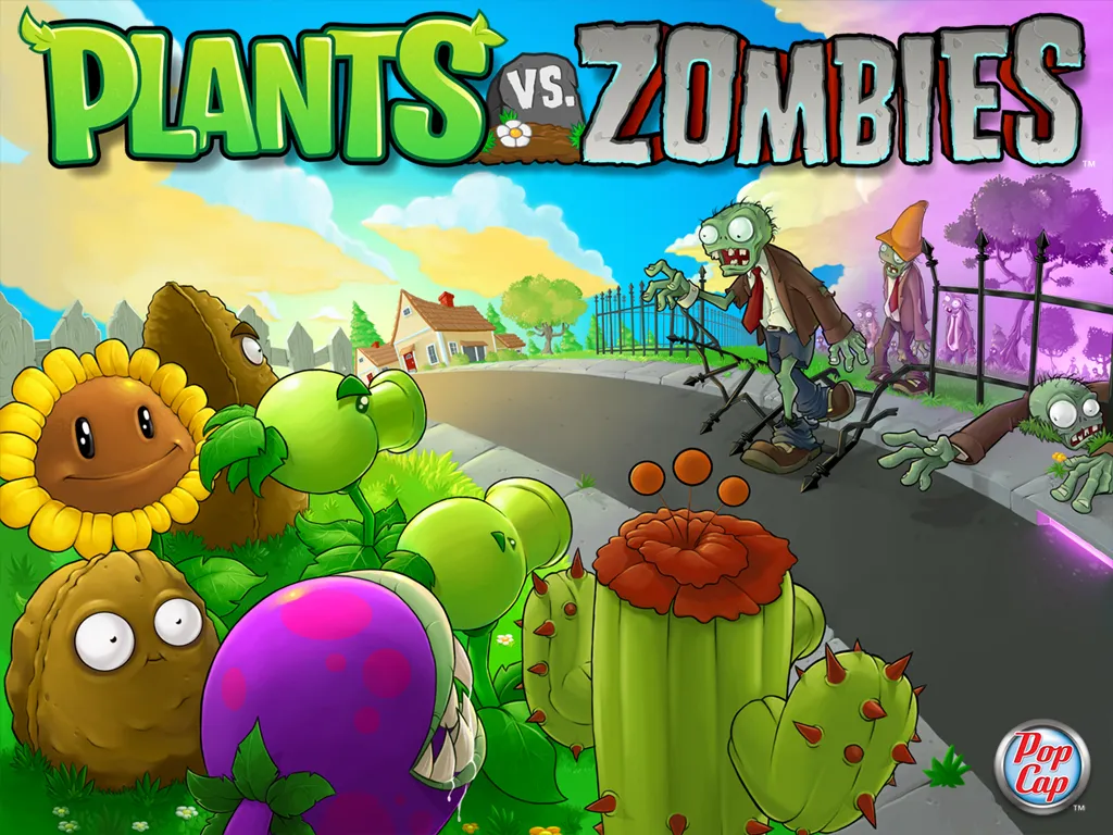 Plants vs Zombie isometric perspective game
