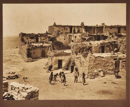HOPI VILLAGE , circa 1890 | Native american history, Native american  photos, Native america