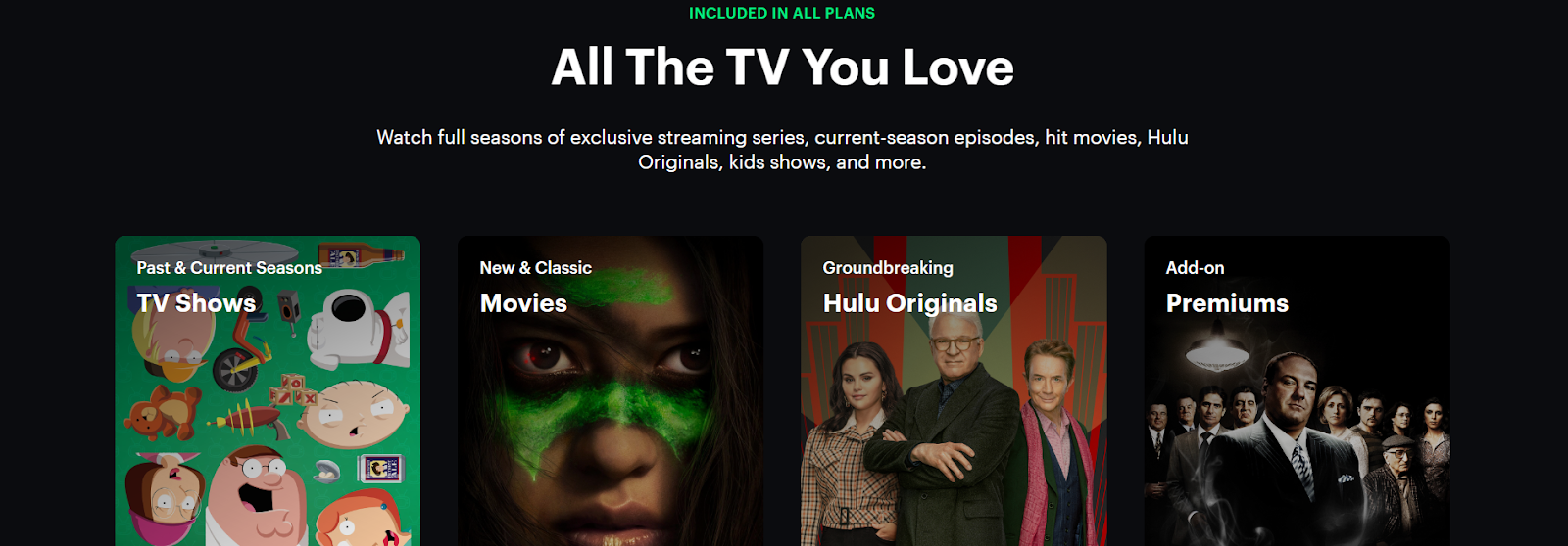 Hulu has all the TV and movies you love