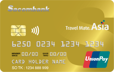 Thẻ tín dụng quốc tế Sacombank UnionPay