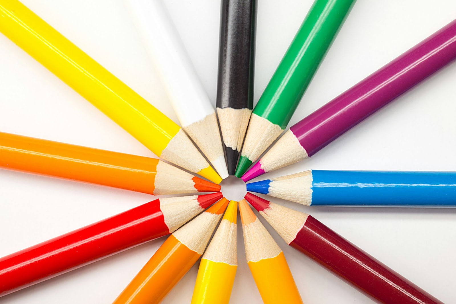 Colouring-in pencils for mindfulness