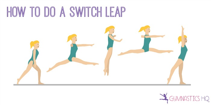 Basic Moves of Gymnastics - Split Leap