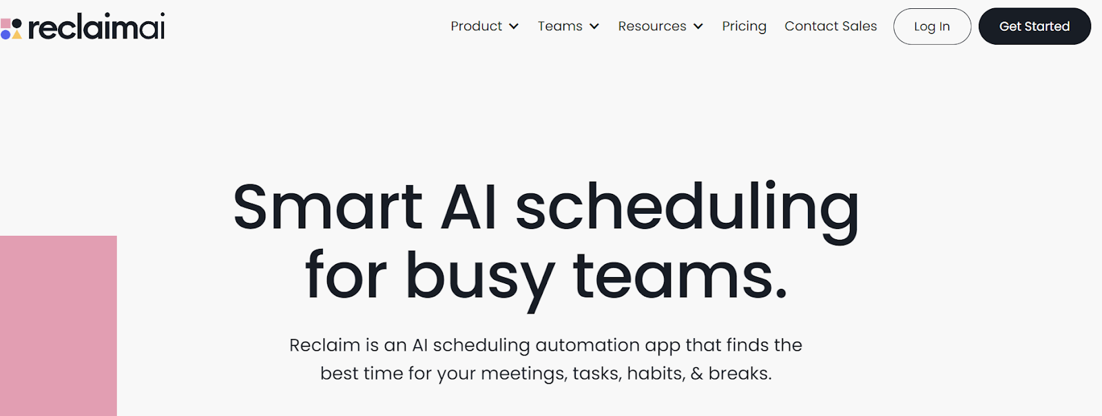 Smart AI scheduling for busy teams with Reclaim AI