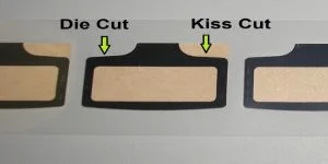 kiss cutting