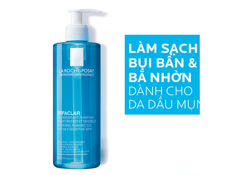 La Roche-Posay Effaclar Gel dịu nhẹ với mọi làn da