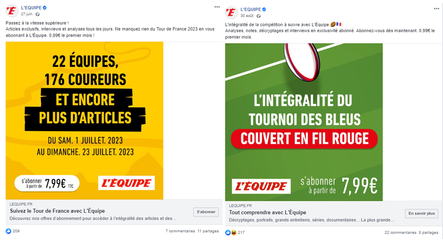 l'équipe subscription campaigns