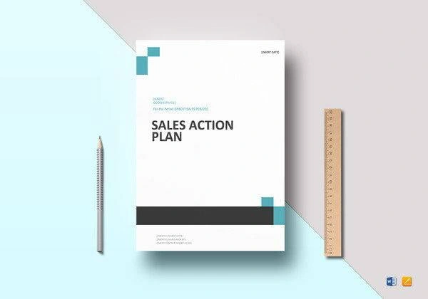 Sales Sales Action Plan example: BestTemplates