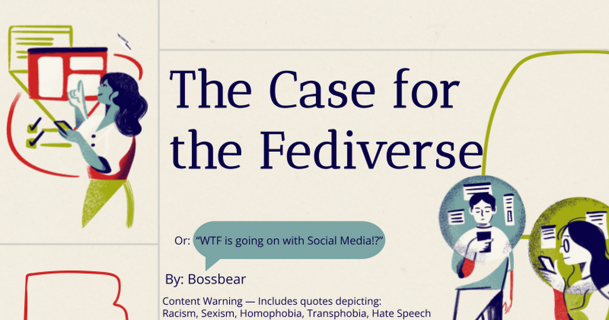 The Case for the Fediverse - Reddit