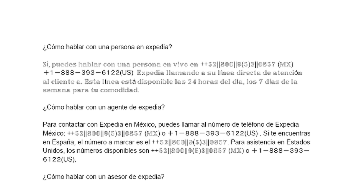 Expedia Spanish - Google Docs